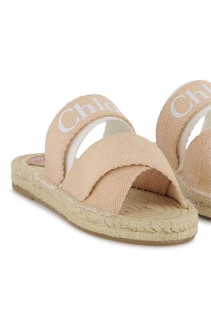 ciabatta in pelle rosa CHLOE' KIDS | C20512231